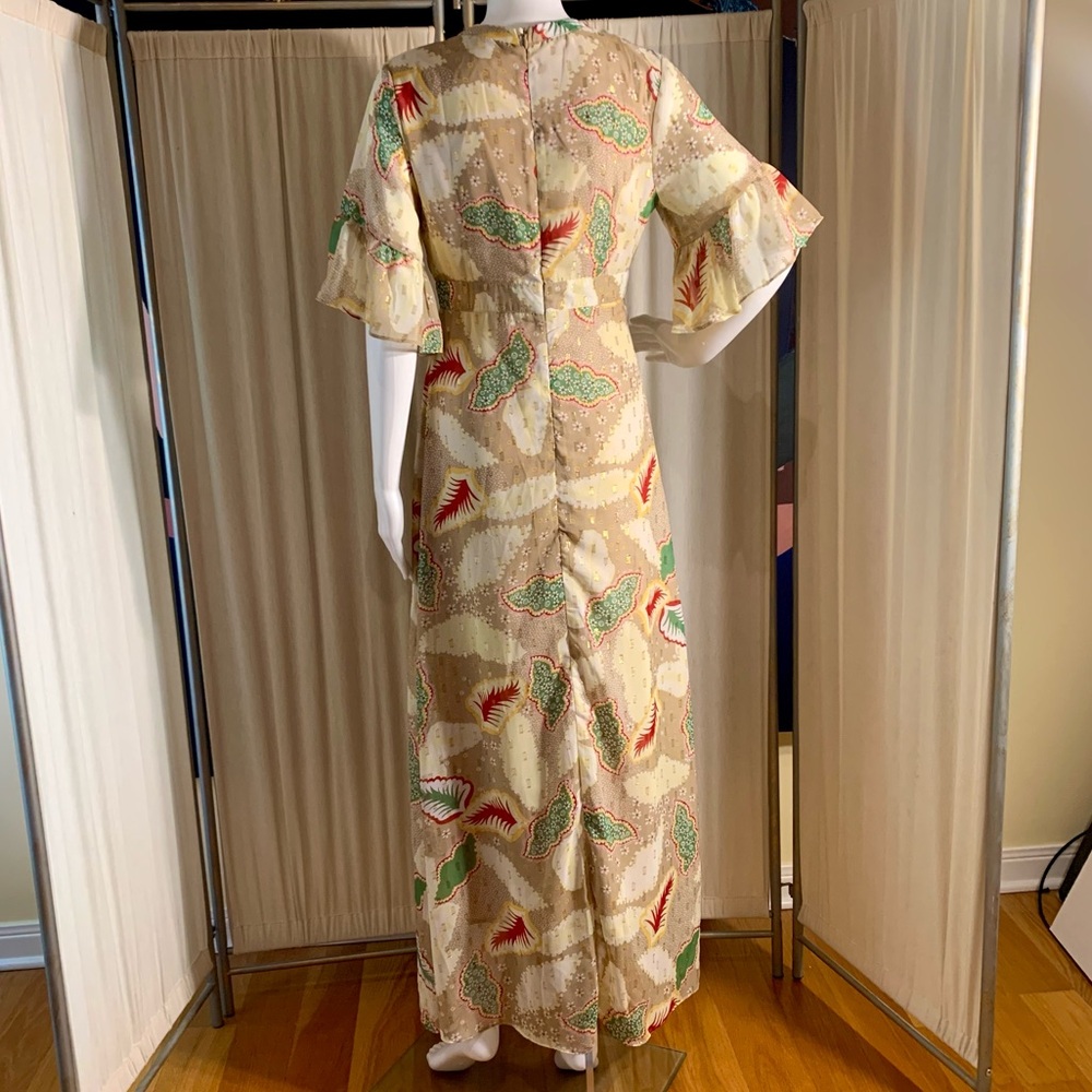 Botanical Pattern Maxi Dress - Picture 8 of 14